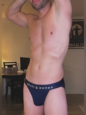 Skull & Bones | Just the Bones Sport Brief in Midnight Navy (Small)